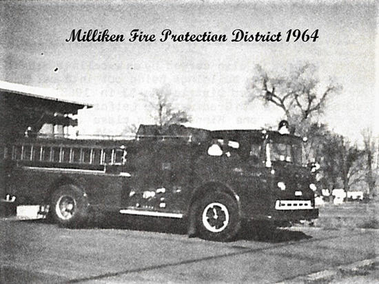 Historic Picture of Milliken Fire Protection District Fire Truck