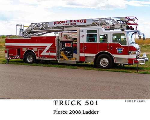 Truck 501 Pierce 2008 Ladder Photo by Ian Zahn