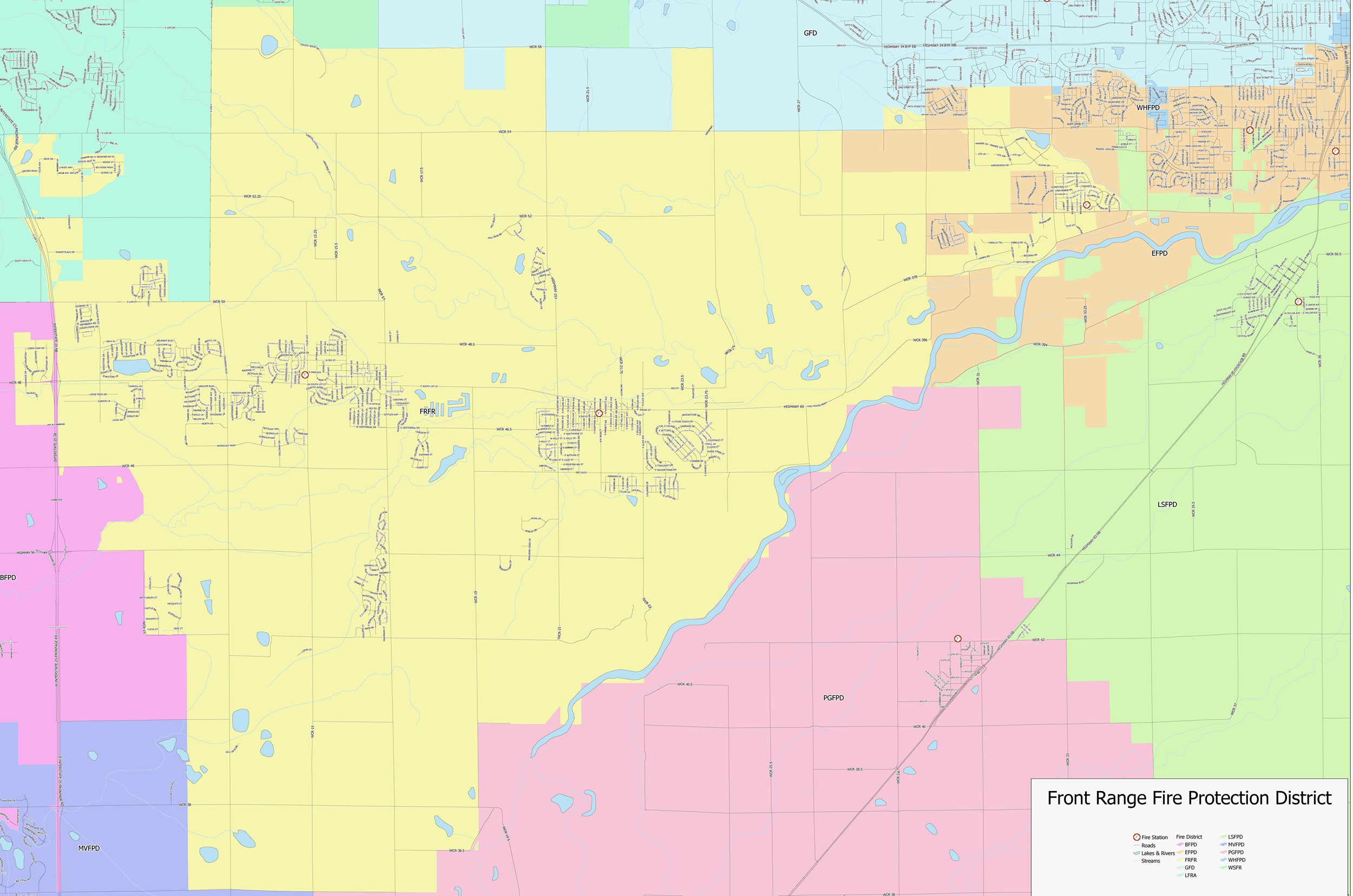 Map of the Fire District